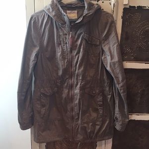 Green utility jacket